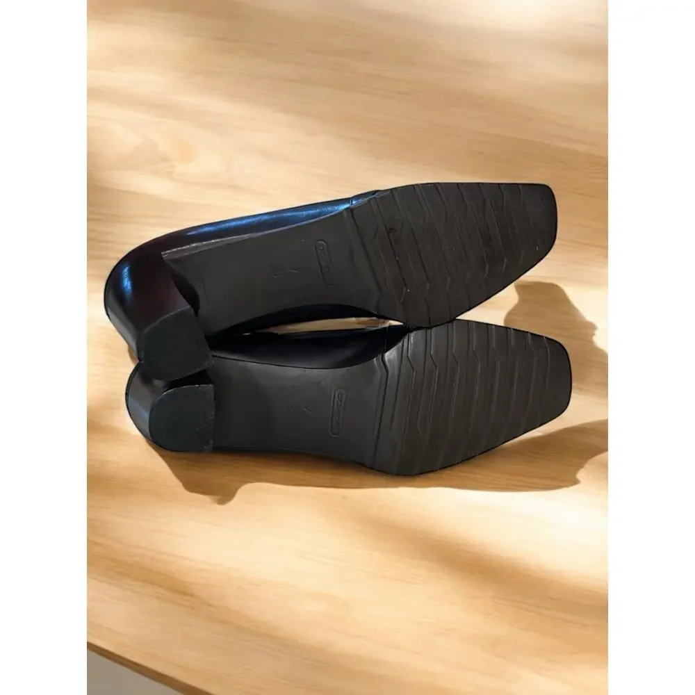 Vintage Coach P030 Deborah Calf Leather Pumps Size 7B - Picture 6 of 9